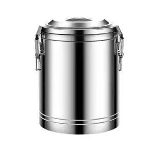스테인레스 육수통 원형 식혜 동치미 살얼음통 보관통