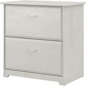 어반프로 2 서랍 측면 파일 캐비닛 린넨 화이트 오크 마감 엔지니어링 우드 32W x 20D 30H 풀 익스텐션 볼