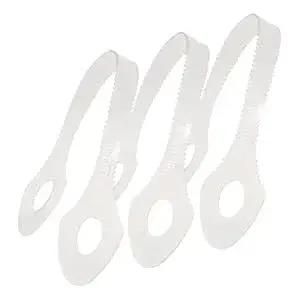 혀 클리너 스크레이퍼 흰색 플라스틱 3호흡 rx 세트