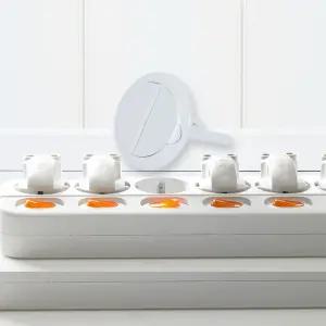 콘센트안전커버 멀티탭 개별 안전 커버 화재 누전 rSS7+1pJP