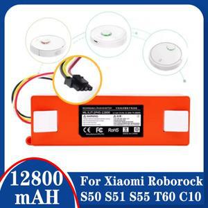 14.4V 9800mAh 리튬 이온 배터리 진공 청소기 액세서리 샤오미 미 SDJQR01RR 샤오와 C10 E20 E35 로봇용