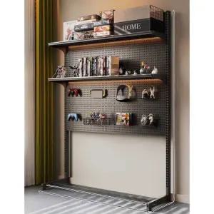 스탠드 타공판 보드 철제 악세사리 이동식 철판 소품걸이