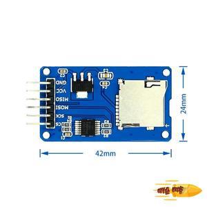 MicroSD/TF 카드 어댑터 모듈 - SPI 인터페이스 |   레벨 변환 칩 포함