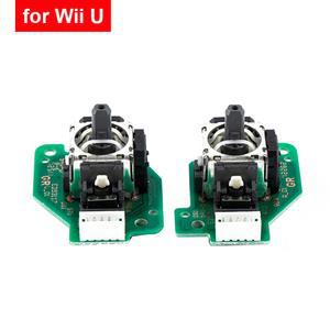 통제테이프 왼쪽 오른쪽 아날로그 조이스틱 스틱 센서 모듈 Nintend Wii 게임 패드 WiiU 컨트롤러용 PCB 보드 포함