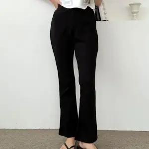 [라일리] Rly 밴딩 부츠컷 트레이닝 면스판 무지 바지