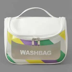 [라일리] Rly 방수 파우치 화이트 워시백파우치 캠핑워시백 여행