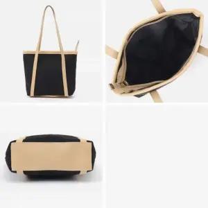 [라일리] Rly 토트백 블랙 여성가죽토트백 여름캔버스백 캔버스가