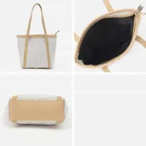 [라일리] Rly 토트백 베이지 켄버스백 겨울캔버스백 면가방