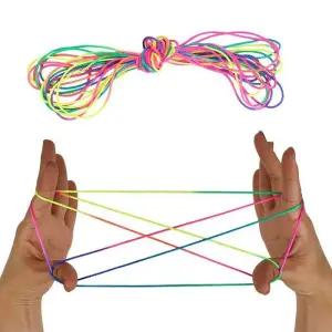 [라일리] Rly 색깔 실 뜨기 실 10팩 여름 실뜨기 공예 재료