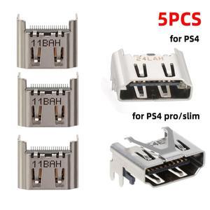 PS4 Pro 슬림 콘솔 소켓 인터페이스 수리 부품 액세서리용 5Pcs 교체 HDMI 포트