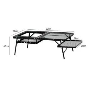 접이식 화목난로 피크닉 좌식 거치대 메쉬