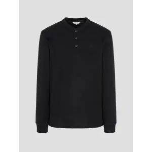 빈폴 25FW 피케 헨리넥 긴소매 티셔츠 - 블랙 BC5841C045 1209665