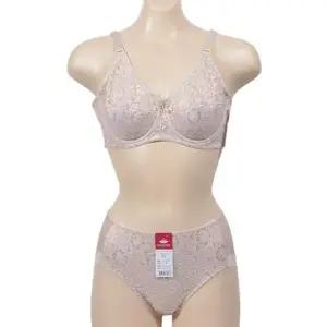 [라일리여성언더웨어] Rly 장미무늬 C컵 럭센스)럭셔리한 브라팬티세트 노