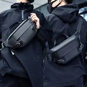 패션 깔끔한 생활방수 가방 남성 슬링백 스트릿 외출