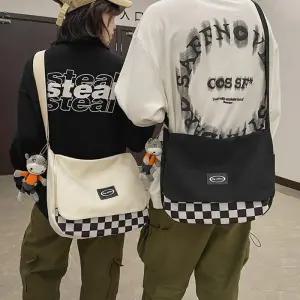 학원가방 체크포인트 학생가방 크로스백 메신저백