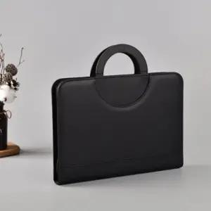 남자 클러치백 계산기 인조가죽 서류가방 문서보관