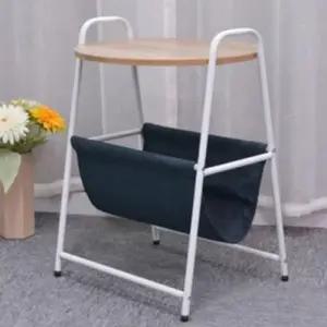 침대협탁 수납 홈우드 사이드테이블(우드)