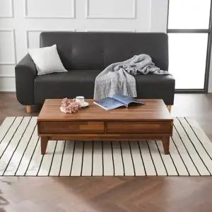 가구샘 원목 서랍 H6744(착불) 멀바우 쇼파테이블