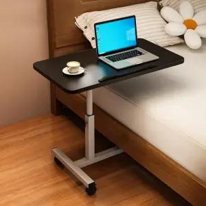 소파테이블 사이드 보조책상 높이조절 테이블(블랙) 거실테이블 각도조절