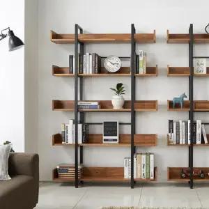 가구샘 원목 스틸장식장 H6755(착불)