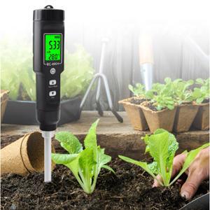 토양EC측정기 비옥도 테스터 전도도 농도계 산도 토양습도계 원예용 정밀 측정기 다기능