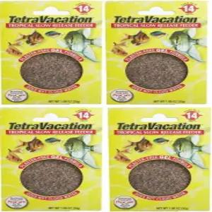 열대어를 위한 테트라바케이션 14일 사료. 4팩 (총 4.24온스).