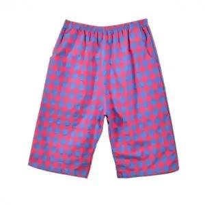 슬레진저 체크7부 밴딩바지 남성용잠옷 남자잠옷하의