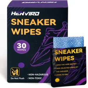 헨비로 신발 및 스니커즈 클리너 - 키트 가죽 캔버스 메쉬 다양한 니트에 안전 개별 포장 빠른 클리닝