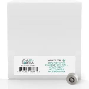 스테디 스티치 마그네틱 코어 스타일 L 폴리에스터 프리와인드 보빈 박스당 144개