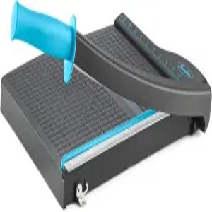 스윙라인 기요틴 종이 커터 헤비 듀티 가드 레일이 있는 12인치 도마 블레이드 잠금 장치 최대 10장의 시트