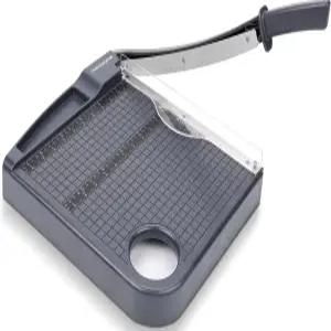 종이 커터 트리머12 절단 길이의 헤비 듀티 단두대 슬라이서 안전 가드 및 블레이드 잠금 장치 12장 용량