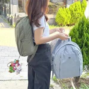 [신상오픈런]여성용 심플 나일론 다기능 지퍼 백팩 (41316329)