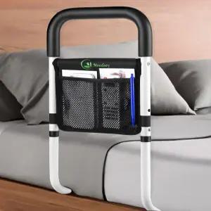 노인용 무두이 침대 레일 여왕용 안전 스트랩이 달린 조절 가능한 소파