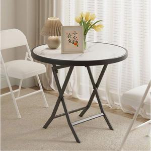 접이식 테이블 폴딩 사각형 콘솔 레트로 학습 큐티 체크접이식 작은집인테리어 라탄 간편