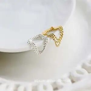 (실버) 심플 볼 체인 반지 20대 30대 은링 악세사리