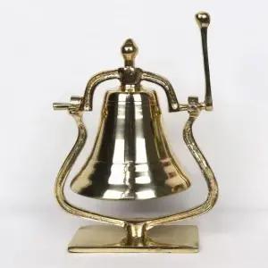 카페문종 수공예 황동 기차 탁상 학교 교회 호출 타임 벨 종