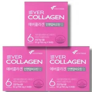 [건강나라] 에버콜라겐 인앤업비오틴 업 750mg 84정 3박스