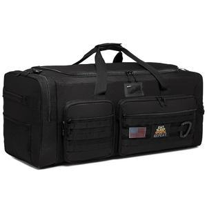 남성용 130L 엑스트라 대형 더플백, 여행용 헤비 듀티 하키 축구 야구 농구 및 드럼 하드웨어용 스포츠 체육관 장비 가방