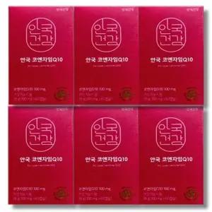 [건강나라] 안국건강 안국 코엔자임Q10 미니 300mg 60캡슐 6개
