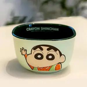 짱구 사각 투톤 세라믹 공기-그린