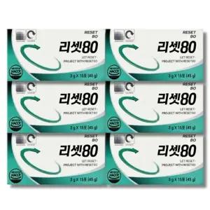 [건강나라] 리셋80 3g 15포 6박스