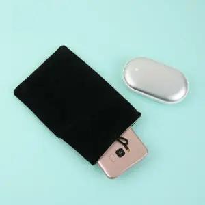 [룽스]벨벳 Black 파우치 주머니 충격 보호