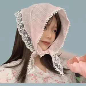 [신상오픈런]여성용 레이스 자수 헤어 스카프 러블리 패션 코디 (38175465)