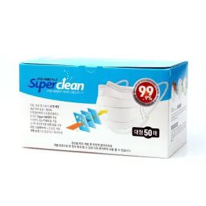 3Q 덴탈 숨쉬기 편한 마스크 1P 개별포장 50매 일회용마스크