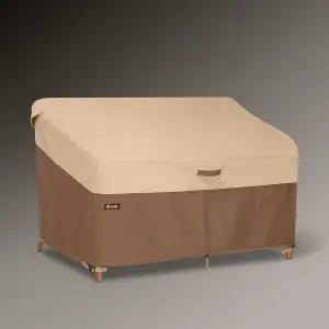 클래식 액세서리 베란다 최고의 방수 파티오 소파/러브시트 커버 76 x 33 32 인치