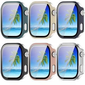 Xiaomi Redmi Watch 6 용 PC 케이스 + 유리 화면 보호기 Redmi Watch 6 액세서리 용 긁힘 방지 필름 범퍼