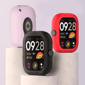Redmi watch 4 실리콘 케이스 범퍼 스마트 시계 액세서리 Xiaomi Redmi Watch 4 보호 프레임 용 보호 커버