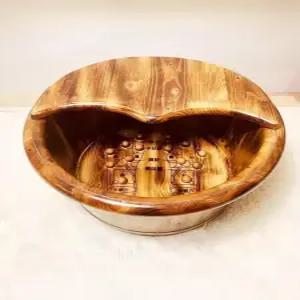 습식족욕기 원목 편백나무 히노끼 족탕 족욕통 원형