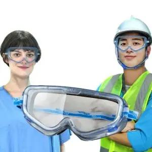 산업보호고글 투명고글 김서림방지 작업안경 눈보호 의료 보안경