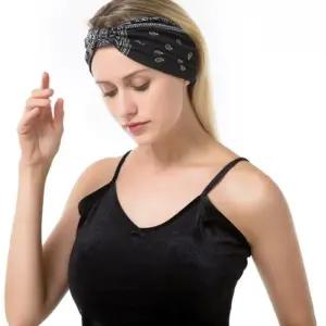 [신상오픈런]반다나헤어밴드 넓적한 여름 꼬임 휴양 운동 머리띠 (30488716)